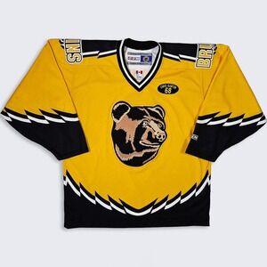Boston Bruins Vintage 90s Pooh Bear CCM Hockey Jersey